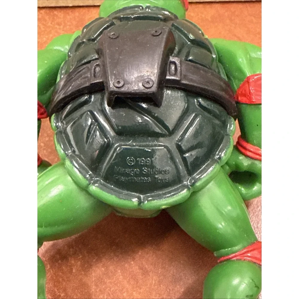 TMNT TEENAGE MUTANT NINJA TURTLES RAPHAEL 1991 MIRAGE PLAYMATES ACTION FIGURE